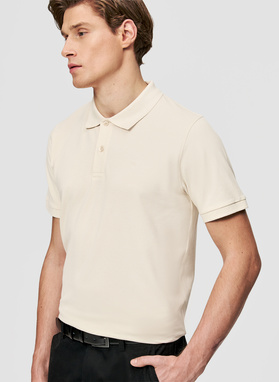 Polo męskie w kolorze ecru