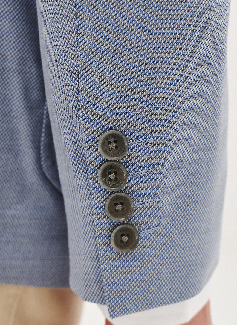 Niebieska marynarka męska