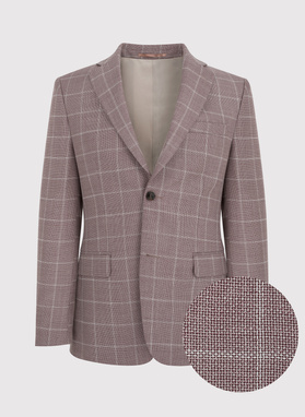 Różowa marynarka garniturowa P22SP-3G-019-W-S