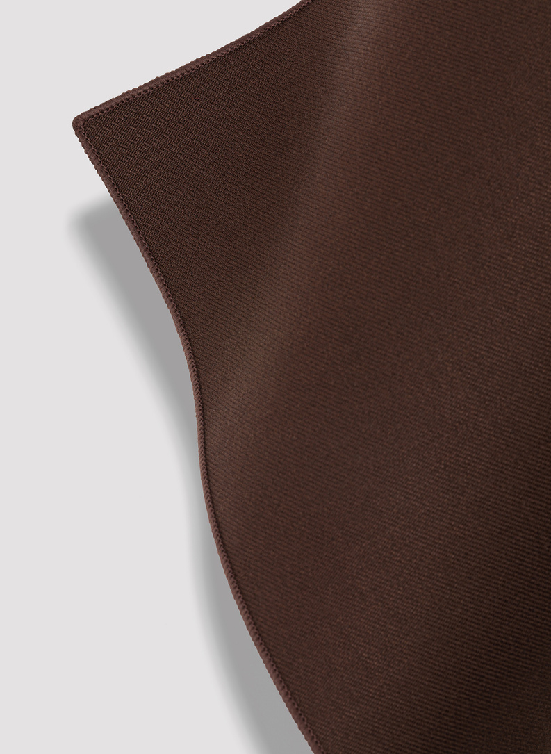 Brązowa poszetka męska