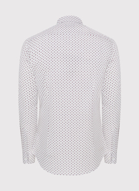 Męska koszula w subtelny wzór