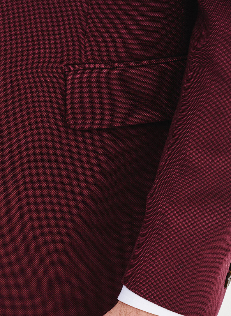 Marynarka garniturowa w kolorze bordowym