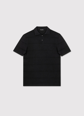 Czarne polo swetrowe