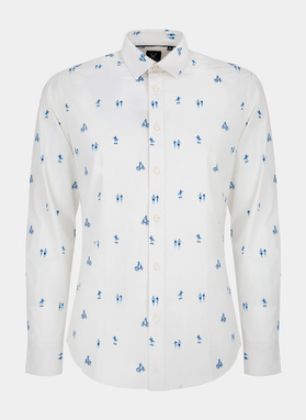 Koszula męska P21SF-1X-117-B