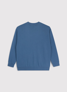 Niebieska bluza dresowa