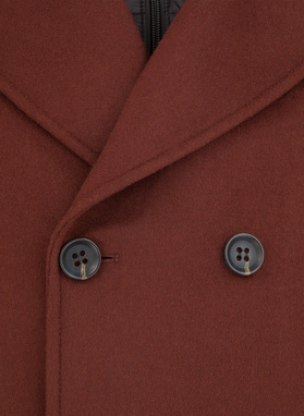 Płaszcz męski rudy P22WF-7X-003-P-0