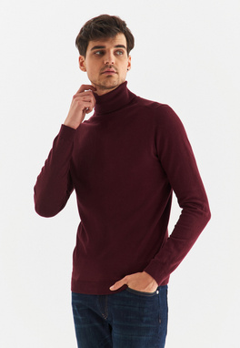 Golf męski bordowy P22WF-2X-008-D-0