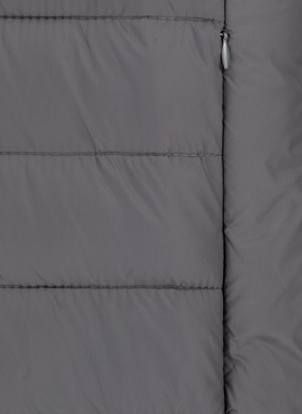 Szara krótka pikowana kurtka