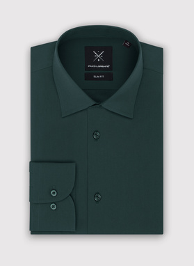 Zielona koszula męska długi rękaw