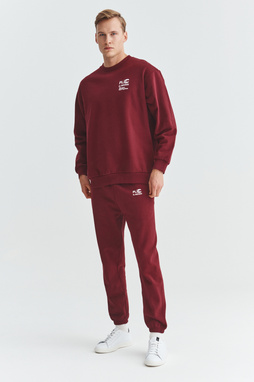 Spodnie dresowe bordowe C21WF-WD-007-D