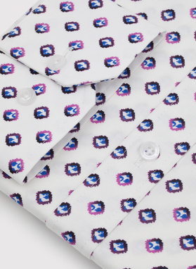 Koszula męska w mikrowzór