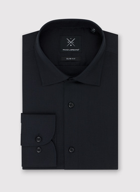 Czarna bawełniana koszula męska