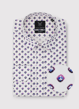 Koszula męska w mikrowzór