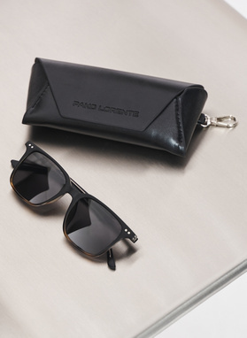 Brązowe okulary przeciwsłoneczne