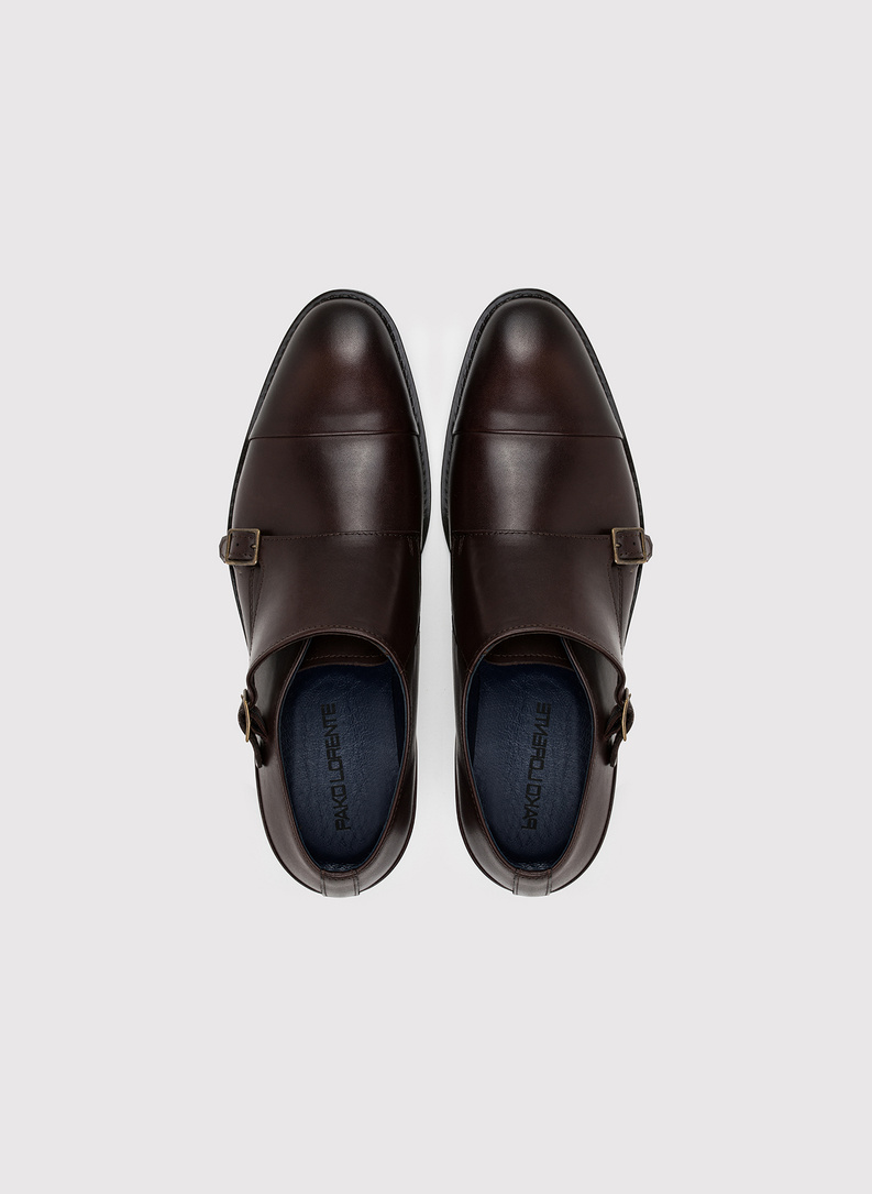 Brązowe monki męskie 