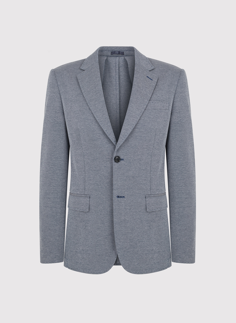 Szara marynarka melanż