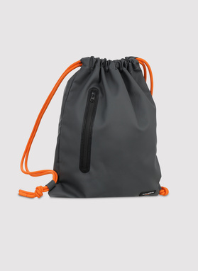 Plecak-worek męski w kolorze szarym