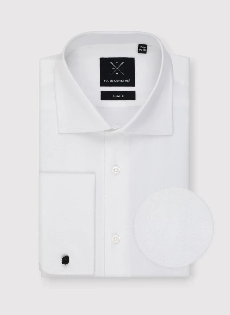 Ślubny smoking męski z szalowym kołnierzem