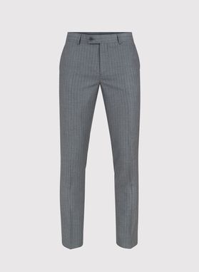 Dwuczęściowy garnitur męski w prążek