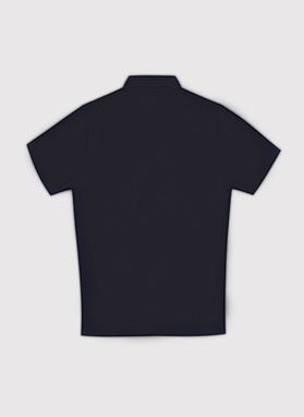 Granatowe polo męskie