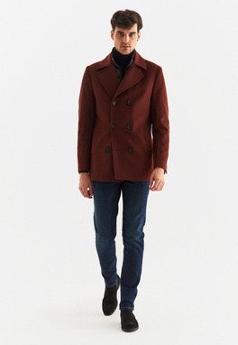 Płaszcz męski rudy P22WF-7X-003-P-0