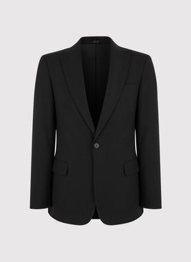 Czarna marynarka garniturowa