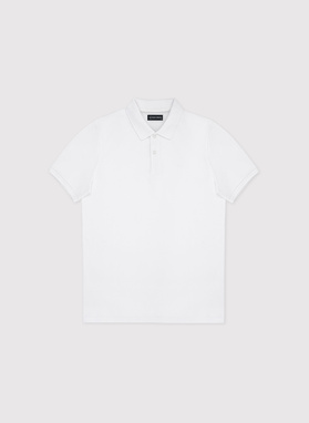 Biały t-shirt polo
