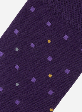 Skarpetki w kwadraty P000B-SX-513-F