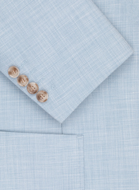 Casualowa marynarka męska w kolorze niebieskim