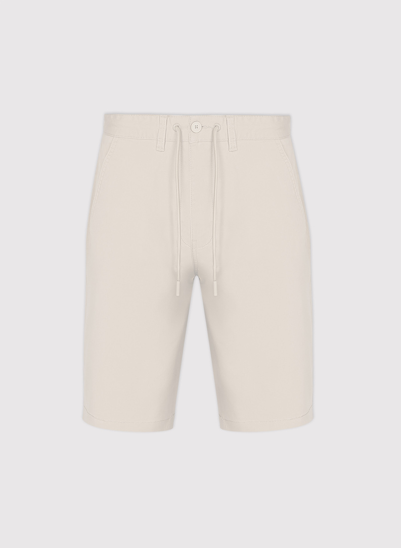 Jasnobeżowe szorty męskie