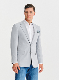 Szara marynarka męska