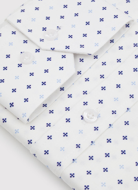 Koszula męska w mikrowzór