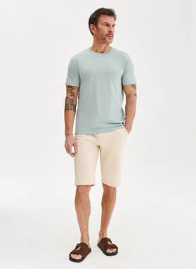 Bawełniany zielony t-shirt