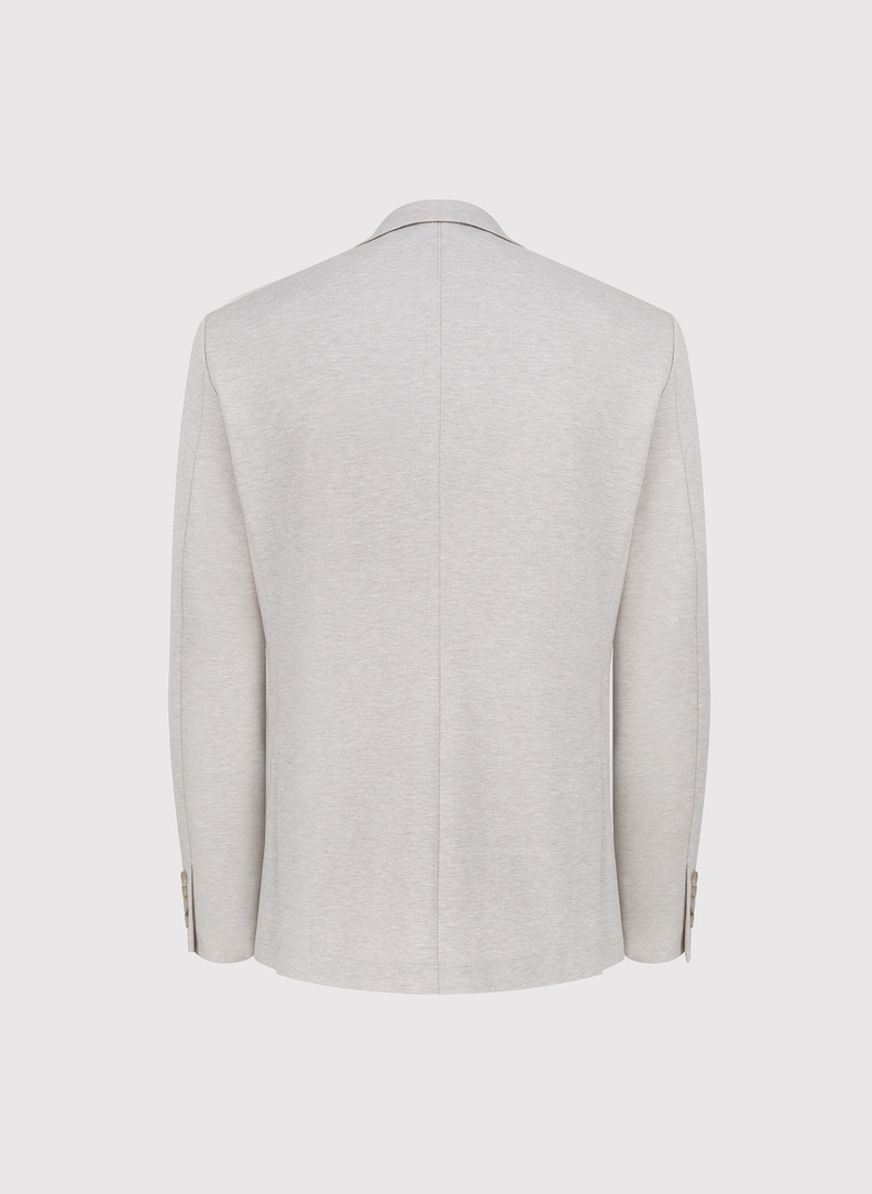 Dzianinowa marynarka w kolorze beżowym