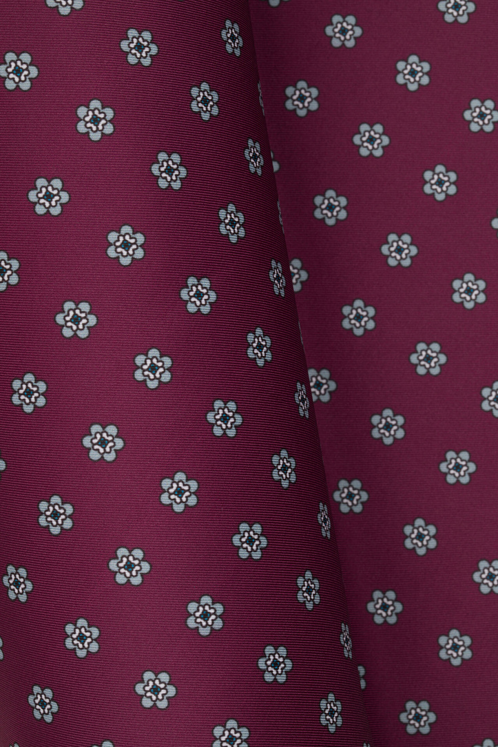 Męska poszetka w kolorze burgudnowym