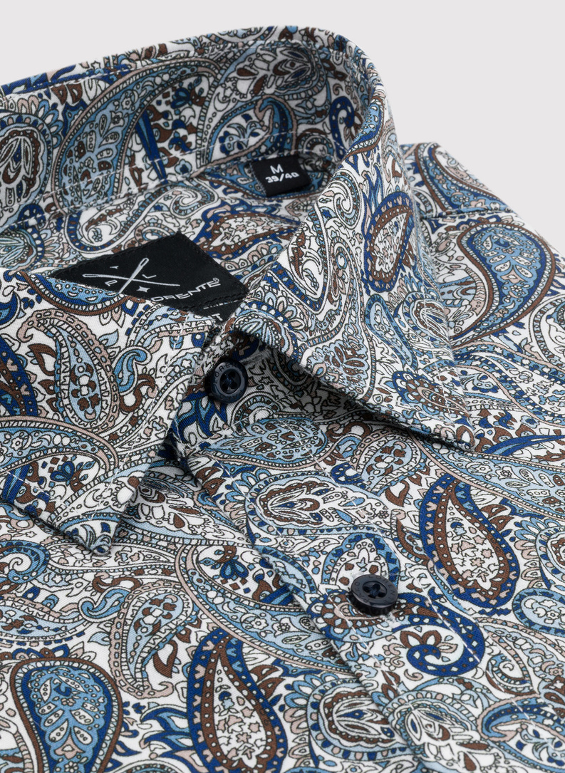 Koszula męska we wzór paisley