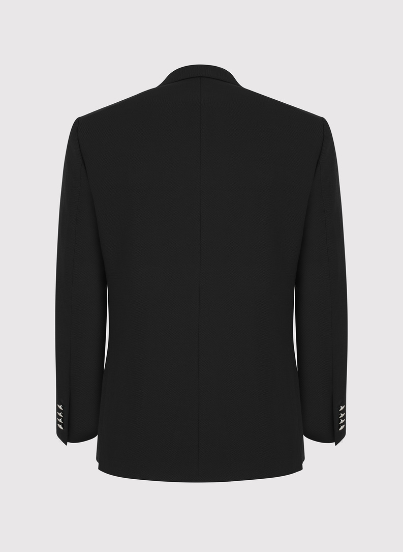 Czarna casualowa marynarka męska