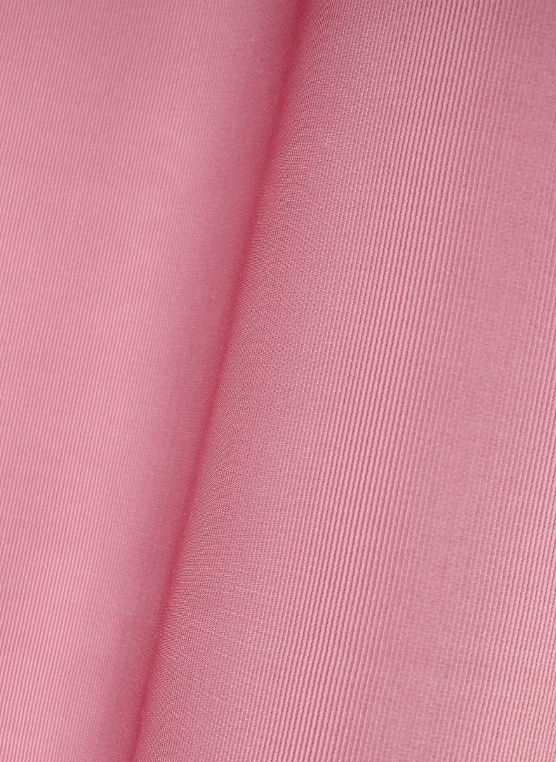 Gładki różowy zestaw krawat i poszetka