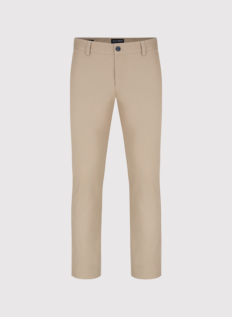 Beżowe spodnie casual