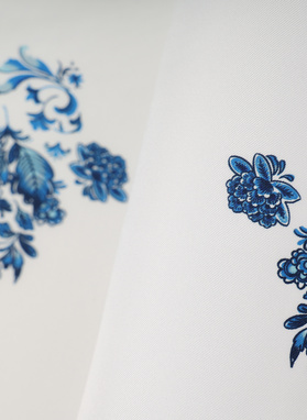 Biała poszetka męska folklor