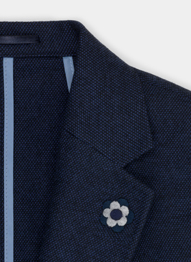 Granatowa marynarka casualowa