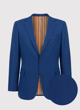 Granatowa marynarka garniturowa P22SF-3G-019-G-S