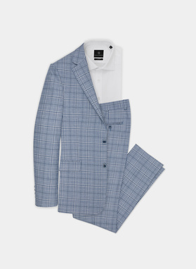 Spodnie męskie garniturowe P21WF-6G-063-N