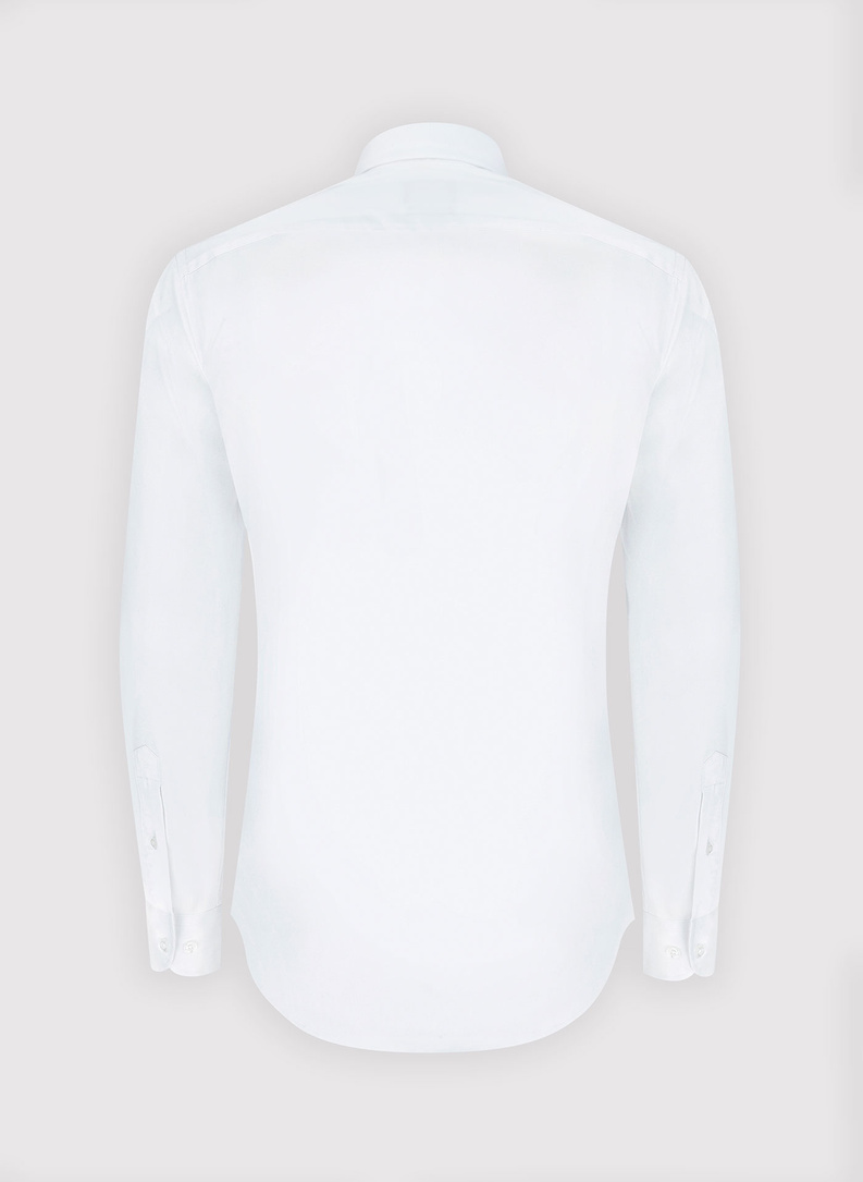 Elegancka biała koszula męska