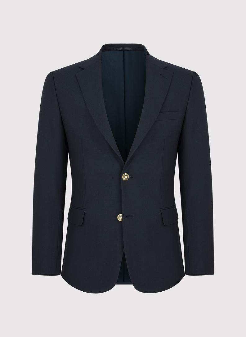 Granatowa casualowa marynarka męska