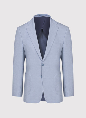 Niebieski garnitur męski