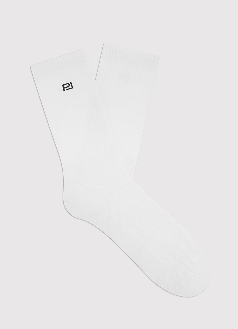 Białe skarpety męskie