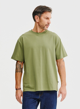 Zielony t-shirt oversize