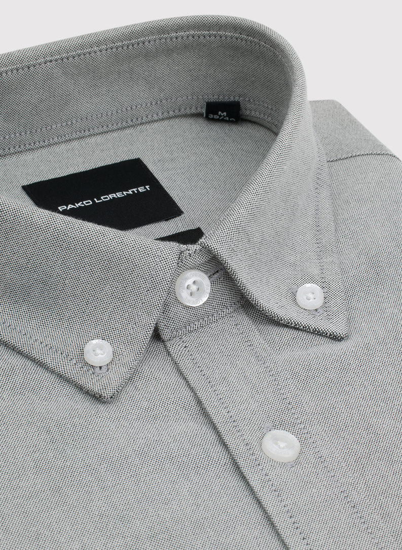 Szara koszula męska