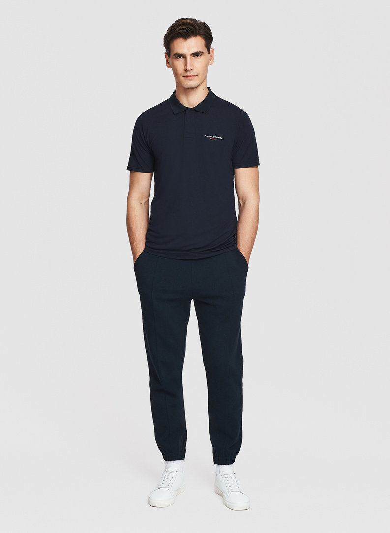 Granatowe polo męskie